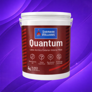 Quantum Látex Acrílico Exterior-Interior Mate Sherwin Williams
